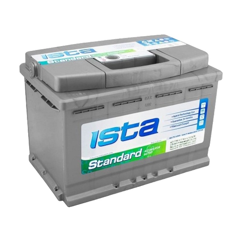 Акумулятор ISTA 6СТ-77 (0) 720А Standard