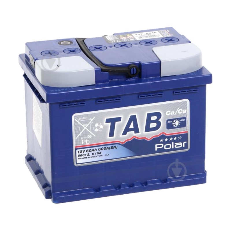 Акумулятор TAB 6СТ-60 (1) 600А Polar