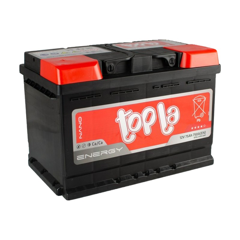 Акумулятор TOPLA 6СТ-75 (0) 750А Energy