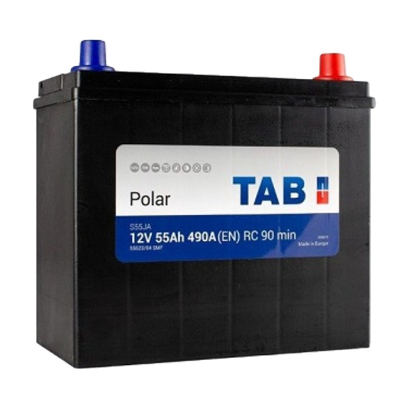 Акумулятор TAB 6СТ-55 (0) 490А Polar ASIA (B24)