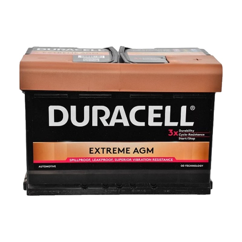 Акумулятор DURACELL 6СТ-70 (0) 720А EXTREME AGM