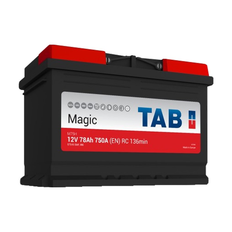 Акумулятор TAB 6СТ-78 (0) 750А Magic