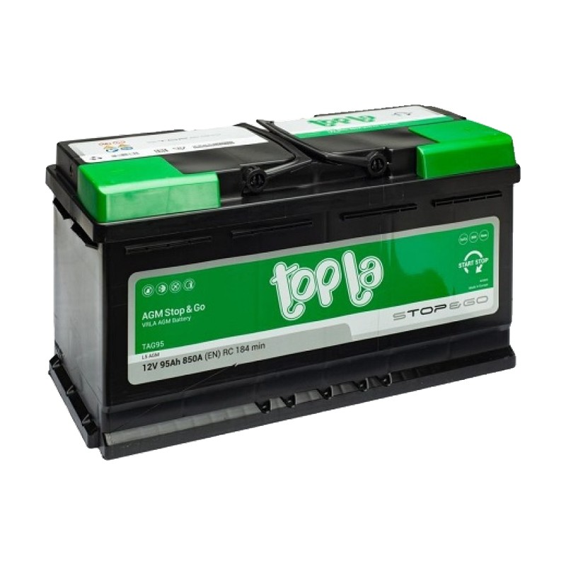 Акумулятор TOPLA 6СТ-95 (0) 850А AGM