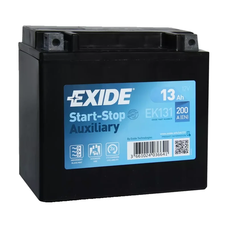 Акумулятор EXIDE 13AH START-STOP (EK131)