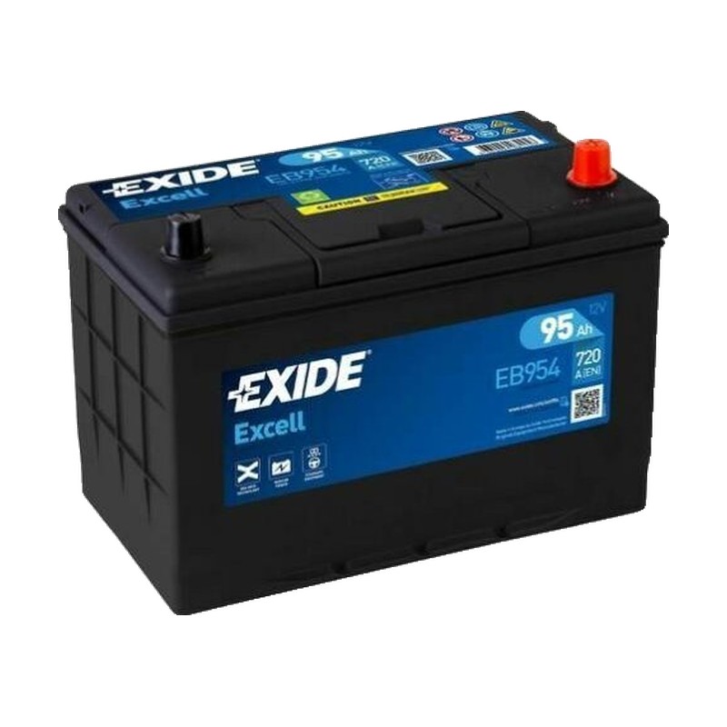 Акумулятор EXIDE 6СТ-95 (0) 760А Excell ASIA (EB954)