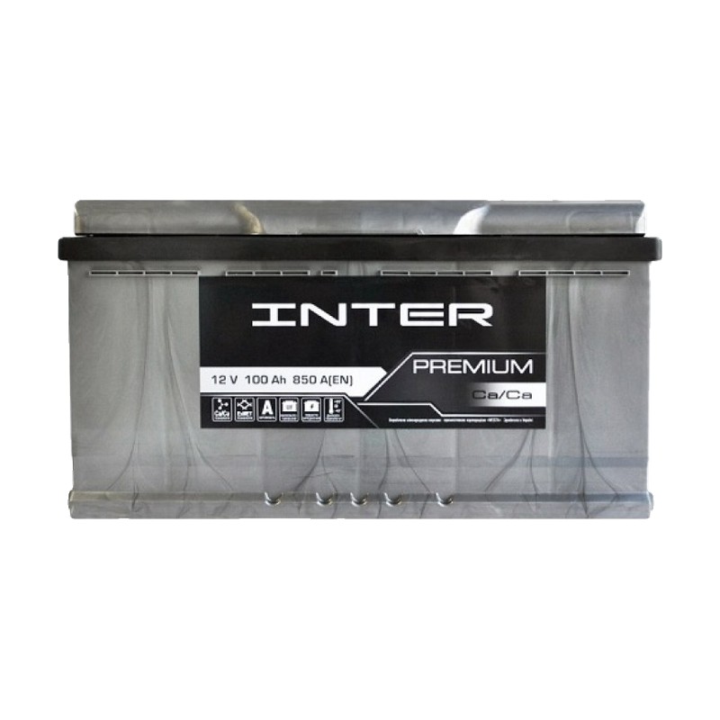 Акумулятор INTER 6СТ-100 (0) 850A Premium