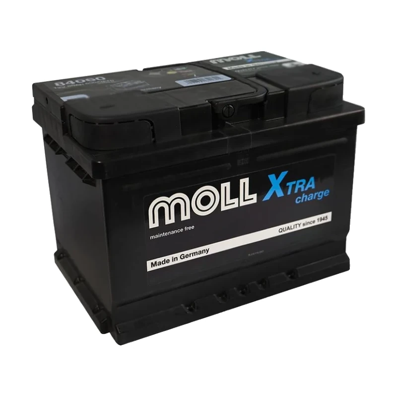 Акумулятор MOLL 6СТ-60 (0) 600А X-Tra Charge (h=175) (84060)
