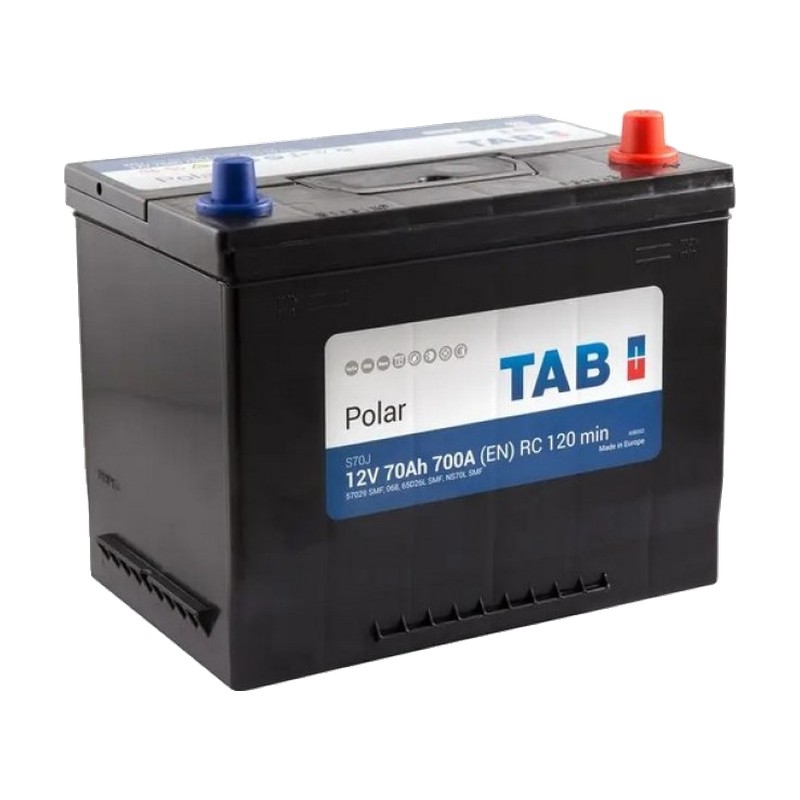 Акумулятор TAB 6СТ-70 (0) 700А Polar ASIA