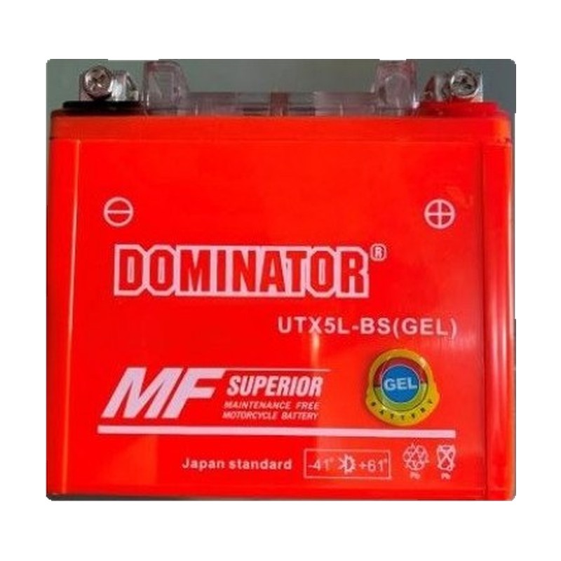 Акумулятор DOMINATOR 12V 5Ah UTX5L-BS (GEL)