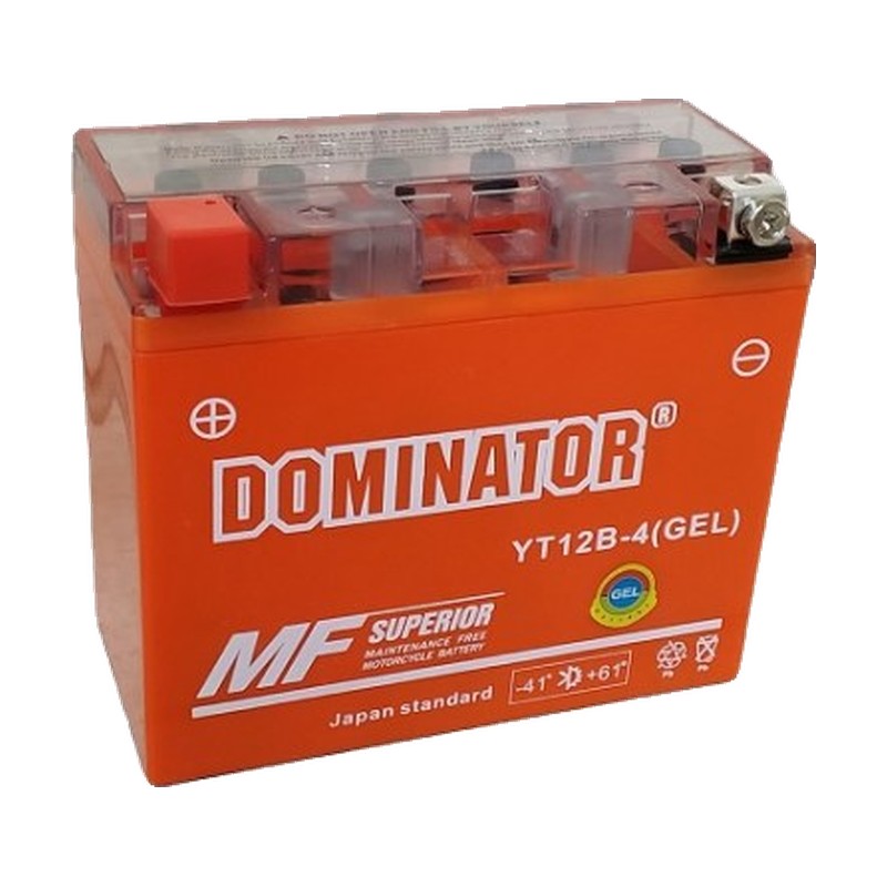 Акумулятор DOMINATOR 12V 12Ah YT12B-4 (GEL)