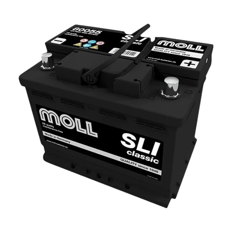 Акумулятор MOLL 6СТ-55 (0) 485А SLI classic (77571)