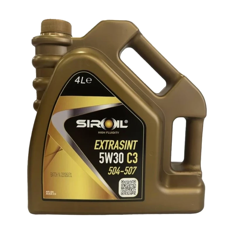 Олива моторна SIROIL 5W30 Extrasint C3 (API SN/CF; ACEA C3; VW 504.00/507.00) 4л