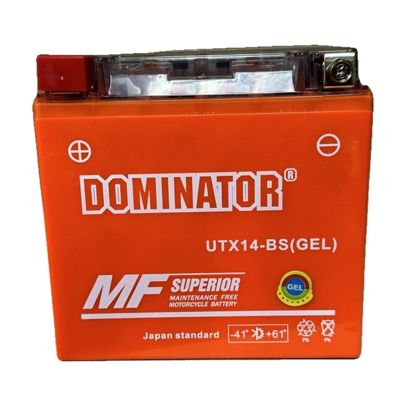 Акумулятор DOMINATOR 12V 14Ah UTX14-BS (GEL)