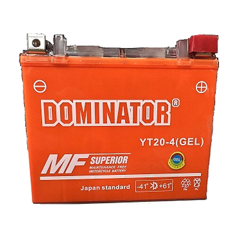 Акумулятор DOMINATOR 12V 20Ah YT20-4 (GEL)