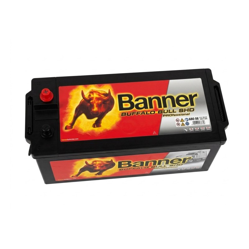 Аккумулятор BANNER 6СТ-180 (3) 1000А Buffalo Bull SHD (680 08)