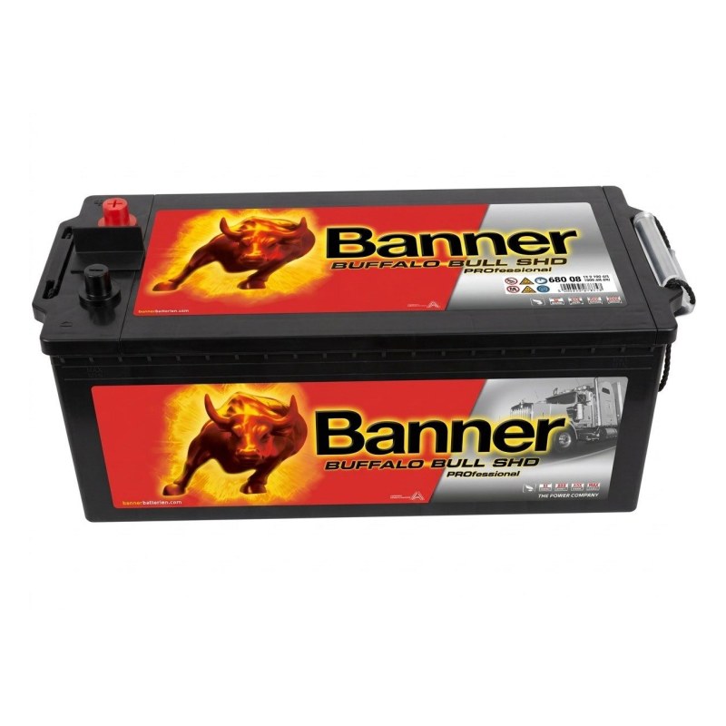Аккумулятор BANNER 6СТ-180 (3) 1000А Buffalo Bull SHD (680 08)