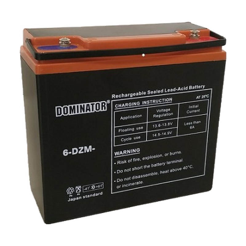 Акумулятор DOMINATOR 12V 23Ah 6DZM-23