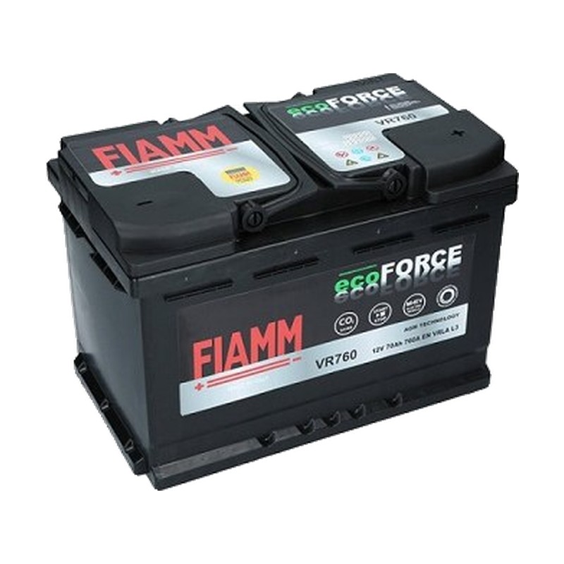 Акумулятор FIAMM 6СТ-70 (0) 760А Ecoforce AGM