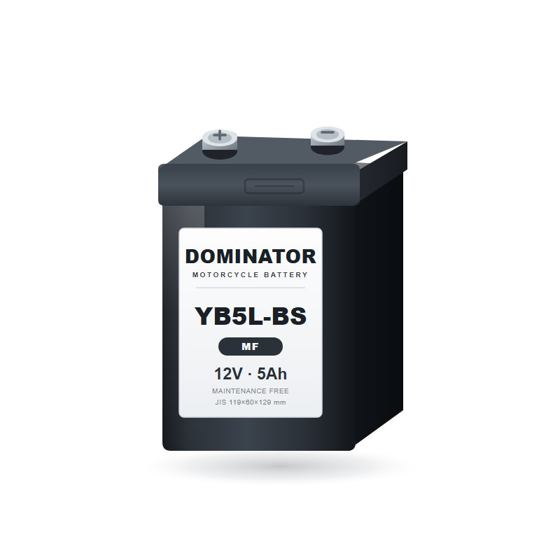 Акумулятор DOMINATOR 12V 5Ah YB5L-BS (MF)