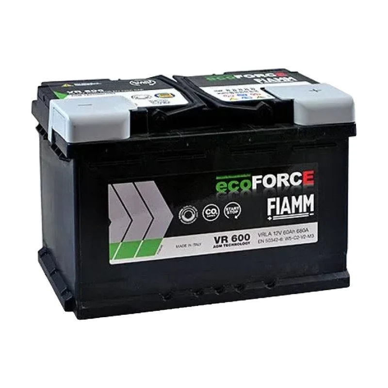 Акумулятор FIAMM 6СТ-60 (0) 680А Ecoforce AGM