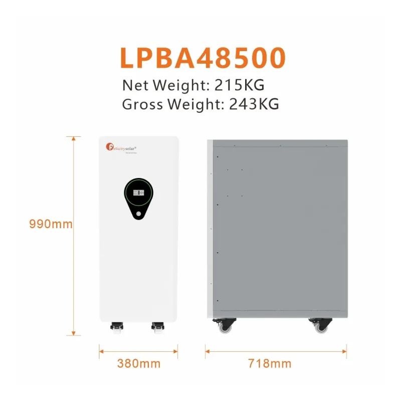 Аккумулятор LiFePO4 48-500Ah 25 kWh Felicity (LPBA48500)