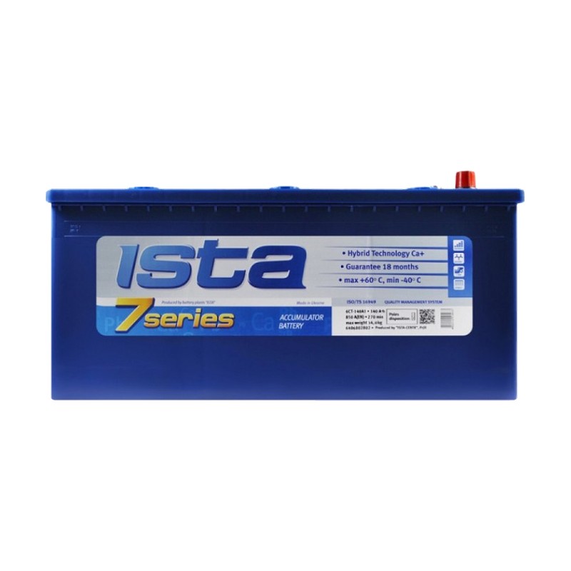 Акумулятор ISTA 6СТ-140 (3) 850А 7 Series