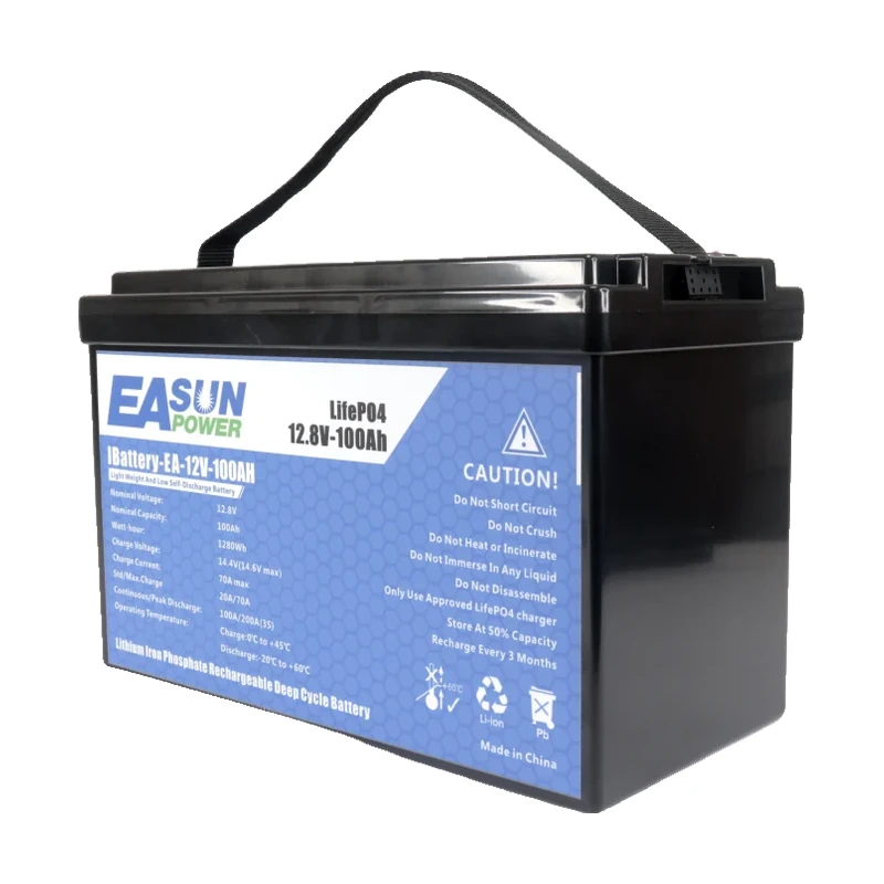 Акумулятор LiFePO4 12-100Ah 1,28 kWh EASUN (EA-12V-100AH)