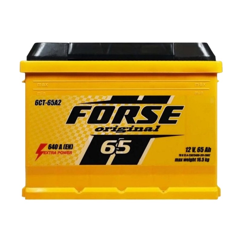Акумулятор FORSE 6СТ-65 (0) 640A