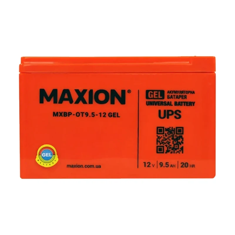 Акумулятор MAXION 12V 9,5Ah (151х65х99) GEL