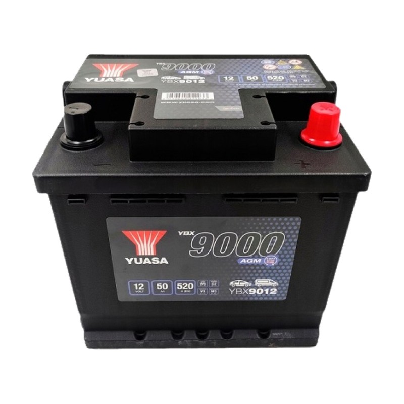 Акумулятор YUASA 6CT-50 (0) 520А AGM