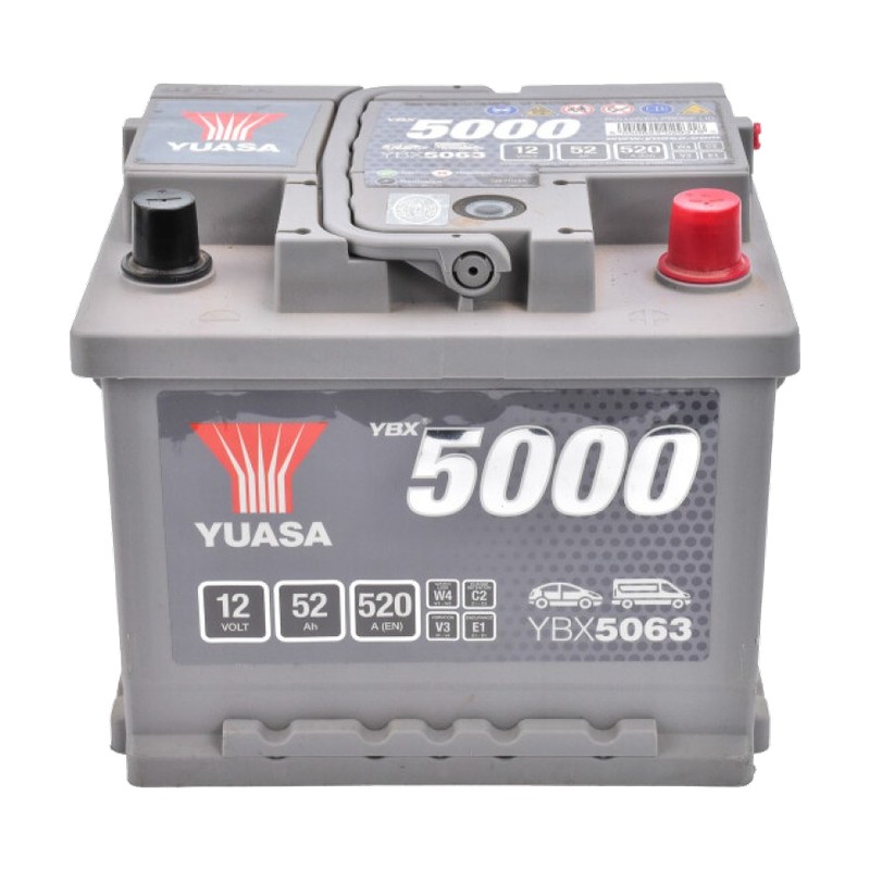 Акумулятор YUASA 6CT-52 (0) 520А (h=175)