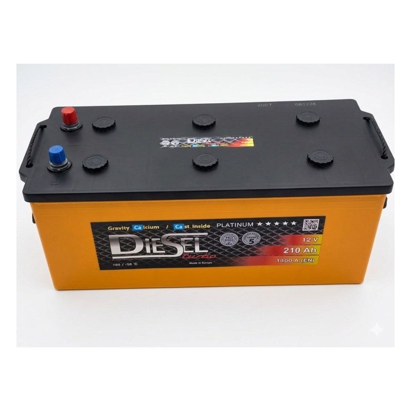 Аккумулятор DIESEL 6CT-210 (3) 1400А Platinum