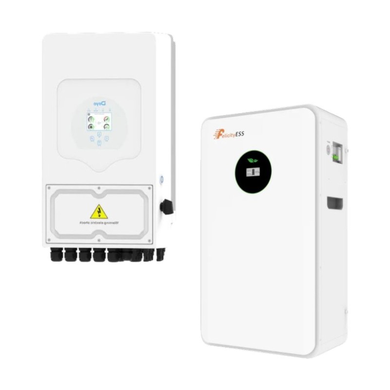 Комплект резервного живлення 48V (Інв. гібр._5 кВт + Акум. LiFePO4_5 кВт) Deye+Felicity