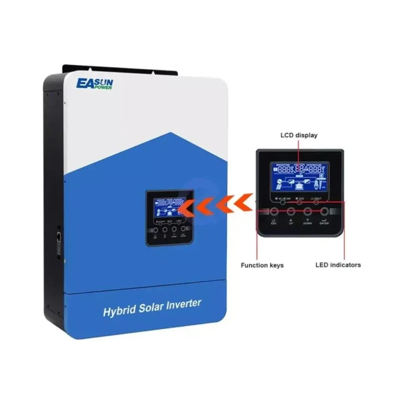 ИНВЕРТОР гибридный 2,2 кВт 12V EASUN Power (ISolar-SMH-II-2,2K-WiFi)