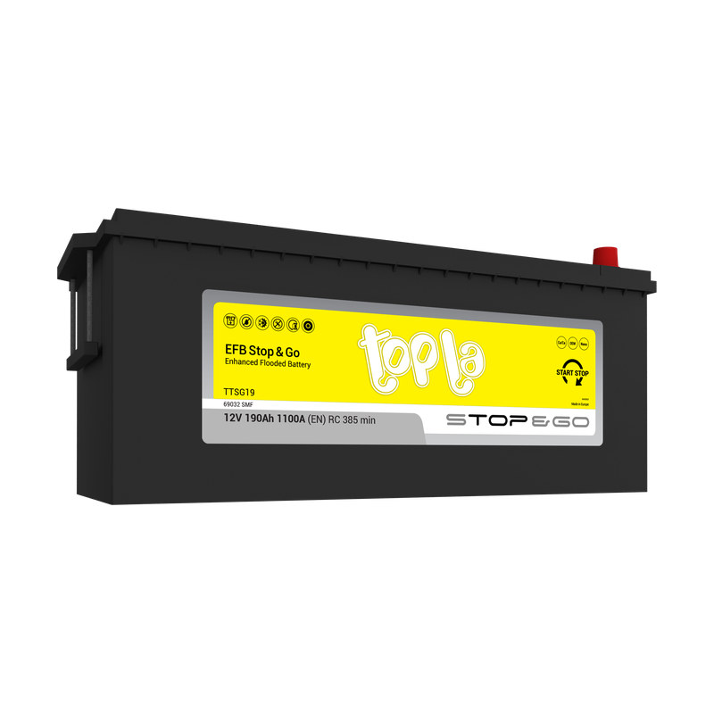 Акумулятор Topla 6CT-190 (3) 1100А STOPsGo
