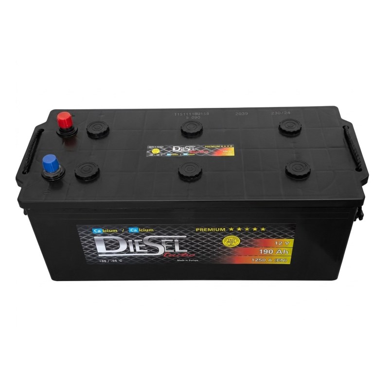 Аккумулятор DIESEL 6СТ-190 (3) 1250А Premium