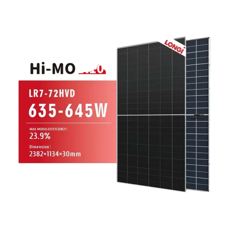 Сонячна панель 645W LONGi Hi-MO X10 Explorer (LR7-72HVD-645M) 2-стор.