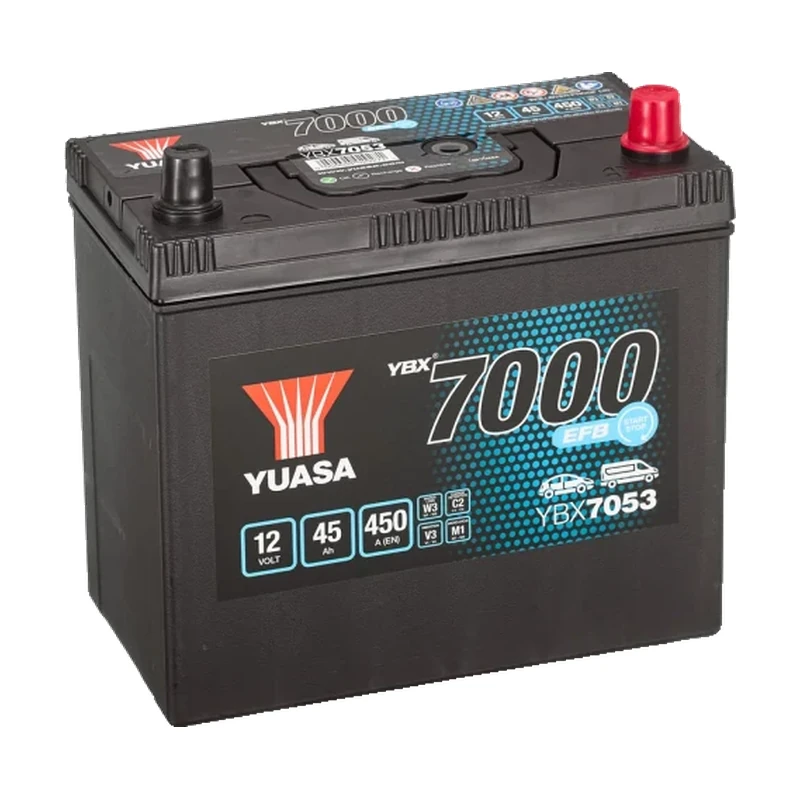 Акумулятор YUASA 6CT-45 (0) 450А Start/stop EFB ASIA (B24)